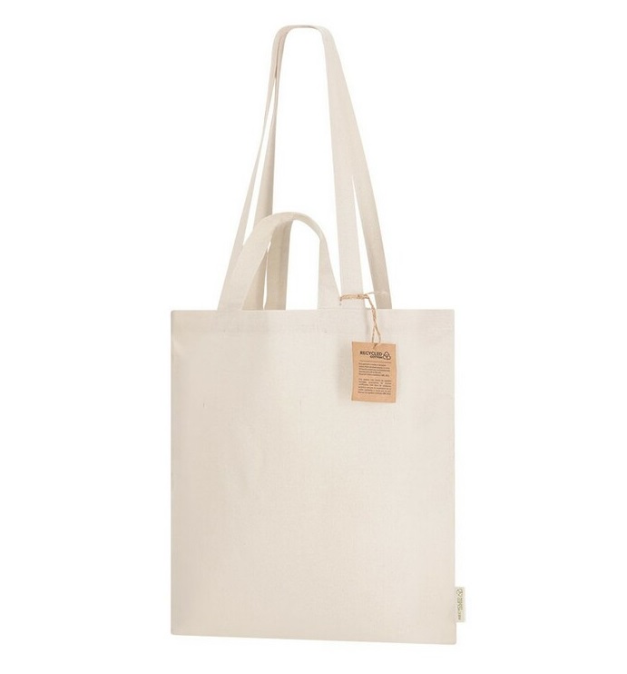 Cotton Bag with Long and Short Handles for Printing